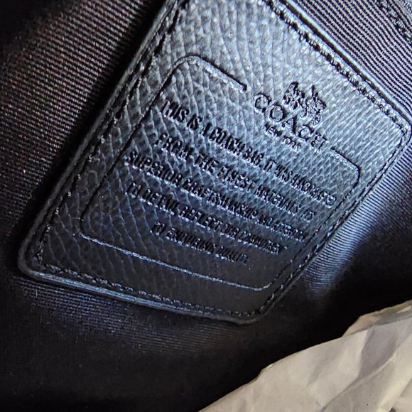 NIB/NWOT Coach Satchel Signature Leather Handbag - Picture 11 of 12